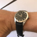 Tissot Gentleman Black Dial Black Leather Strap Watch For Men - T127.410.16.051.00 Authentic Buy Shop Now