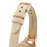 Emporio Armani Chiara Quartz Crystals White Dial Rose Gold Leather Strap Watch For Women - AR7437 Authentic Buy Shop Now