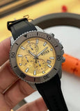 Hugo Boss Admiral Yellow Dial Black Rubber Silicone Strap Watch for Men - 1513968 Authentic Buy Shop Now