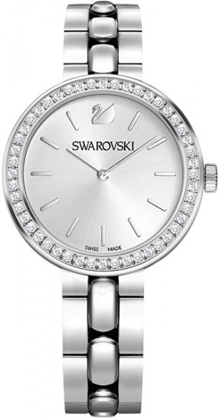 Swarovski Daytime Crystal Silver Dial Silver Steel Strap Watch for Women - 5095600 Authentic Buy Shop Now
