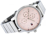 Tommy Hilfiger Blake Pink Dial Silver Steel Strap Watch for Women - 1781904 Authentic Buy Shop Now