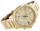 Tommy Hilfiger Claudia Gold Dial Gold Steel Strap Watch for Women - 1781821 Authentic Buy Shop Now