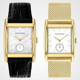 Movado Heritage Mother of Pearl White Dial Black Leather Strap Watch For Women - 3650050 Authentic Buy Shop Now