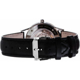 Movado 1881 Automatic Blue Dial Black Leather Strap Watch For Men - 606874 Authentic Buy Shop Now