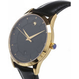 Movado 1881 Automatic Black Dial Black Leather Strap Watch For Men - 606875 Authentic Buy Shop Now