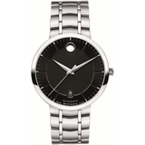 Movado 1881 Automatic Black Dial Silver Steel Strap Watch for Men - 606914 Authentic Buy Shop Now