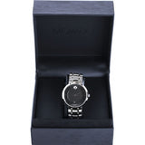 Movado 1881 Automatic Black Dial Silver Steel Strap Watch for Men - 606914 Authentic Buy Shop Now