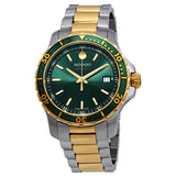 Movado Series 800 Green Dial Two Tone Steel Strap Watch for Men - 2600147 Authentic Buy Shop Now
