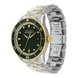 Movado Heritage Calendoplan Black Dial Two Tone Steel Strap Watch For Men - 3650096 Authentic Buy Shop Now