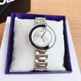 Movado Bold Silver Dial Silver Steel Strap Watch For Women - 3600381 Authentic Buy Shop Now