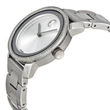 Movado Bold Diamonds Silver Dial Silver Steel Strap Watch for Women - 3600149 Authentic Buy Shop Now