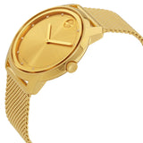 Movado Bold Diamonds Gold Dial Gold Mesh Bracelet Watch For Men - 3600460 Authentic Buy Shop Now