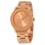 Movado Bold Rose Gold Dial Rose Gold Steel Strap Watch for Women - 3600342 Authentic Buy Shop Now