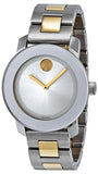 Movado Bold Silver Dial Two Tone Steel Strap Watch for Men - 3600128 Authentic Buy Shop Now