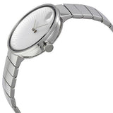 Movado Edge Silver Dial Silver Steel Strap Watch for Women - 3680012 Authentic Buy Shop Now