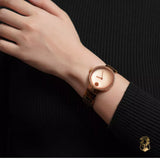 Movado Edge Rose Gold Dial Rose Gold Steel Strap Watch for Women - 3680013 Authentic Buy Shop Now