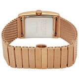 Movado Heritage White Mother of Pearl Dial Rose Gold Mesh Bracelet Watch For Women - 3650041 Authentic Buy Shop Now