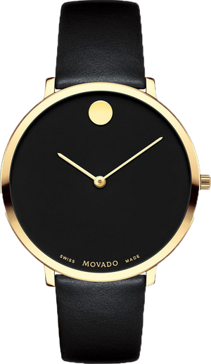 Movado 70th Anniversary Special Edition Black Dial 35mm Watch For Women - 0607137 Authentic Buy Shop Now