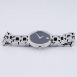 Movado Veturi Quartz Black Dial Silver Steel Strap Watch for Women - 0606338 Authentic Buy Shop Now