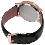 Movado Museum Classic Black Dial Black Leather Strap Watch For Men - 607060 Authentic Buy Shop Now