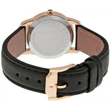 Movado Museum Classic Black Dial Black Leather Strap Watch For Women - 607061 Authentic Buy Shop Now