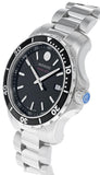 Movado Series 800 Black Dial Silver Steel Strap Watch For Men - 2600135 Authentic Buy Shop Now
