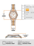 Michael Kors Harlowe Three-Hand Mother of Pearl White Dial Tri Tone Steel Strap Watch for Women - MK4846 Authentic Buy Shop Now