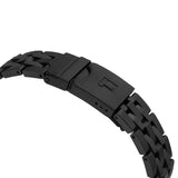 Tissot PRC 200 Chronograph Black Dial Black Steel Strap Watch For Men - T114.417.33.057.00 Authentic Buy Shop Now