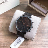 Michael Kors Jaryn Black Dial Black Stainless Steel Strap Watch for Men - MK8504 Authentic Buy Shop Now