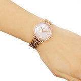 Michael Kors Cinthia Mother of Pearl Rose Gold Dial Rose Gold Steel Strap Watch for Women - MK3643 Authentic Buy Shop Now