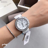 Michael Kors Parker White Dial White Leather Strap Watch for Women - MK5848 Authentic Buy Shop Now