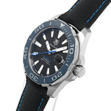 Tag Heuer Aquaracer Calibre 5 Automatic Black Dial Black Nylon Strap Watch for Men - WAY211B.FC6363 Authentic Buy Shop Now