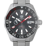 Tag Heuer Aquaracer Calibre 5 Premiere League Edition Black Dial Silver Stainless Steel Watch for Men - WAY201D.BA0927 Authentic Buy Shop Now