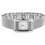 Guess Nouveau Diamonds Silver Dial Silver Mesh Bracelet Watch for Women - W0127L1 Authentic Buy Shop Now