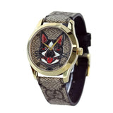 Gucci G-Timeless Brown Dial Brown Leather Strap Unisex Watch - YA1264057 Authentic Buy Shop Now