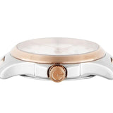Gucci G Timeless Diamonds Mother of Pearl Dial Two Tone Steel Strap Watch For Women - YA126544 Authentic Buy Shop Now