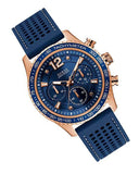 Guess Fleet Blue Dial Blue Rubber Strap Watch for Men - W0971G3 Authentic Buy Shop Now