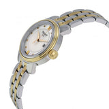 Tissot T Classic Bridgeport Mother of Pearl Dial Two Tone Steel Strap Watch For Women - T097.010.22.116.00 Authentic Buy Shop Now
