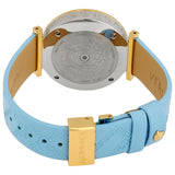 Versace V-Twist Blue Dial Blue Leather Strap Watch for Women - VELS00319 Authentic Buy Shop Now