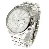 Tissot Chemin des Tourelles Automatic Chronograph White Dial Silver Steel Strap Watch for Men - T099.427.11.038.00 Authentic Buy Shop Now