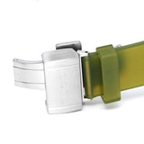 Gucci Dive Automatic Green Dial Green Rubber Strap Unisex Watch - YA136345 Authentic Buy Shop Now