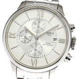 Tissot Chemin des Tourelles Automatic Chronograph White Dial Silver Steel Strap Watch for Men - T099.427.11.038.00 Authentic Buy Shop Now