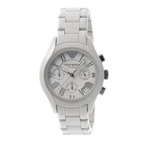 Emporio Armani Valente Chronograph Grey Dial Grey Steel Strap Watch For Men - AR1460 Authentic Buy Shop Now