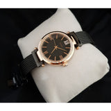 Guess Soho Diamonds Black Dial Black Mesh Bracelet Watch for Women - W0638L5 Authentic Buy Shop Now