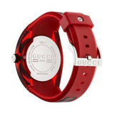 Gucci Sync XXL Quartz Red Dial Red Rubber Strap Unisex Watch - YA137103 Authentic Buy Shop Now