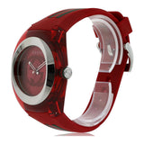 Gucci Sync XXL Quartz Red Dial Red Rubber Strap Unisex Watch - YA137103 Authentic Buy Shop Now