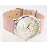 Coach Perry Silver Dial Pink Leather Strap Watch For Women - 14503325 Authentic Buy Shop Now