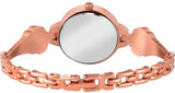 Emporio Armani Retro Quartz Silver Dial Rose Gold Steel Strap Watch For Women - AR1776 Authentic Buy Shop Now