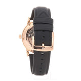 Emporio Armani Meccanico Skeleton Silver Dial Black Leather Strap Watch For Men - AR60031 Authentic Buy Shop Now