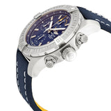 Breitling Avenger Chronograph 45mm Blue Dial Blue Calfskin Strap Watch for Men - A13317101C1X2 Authentic Buy Shop Now